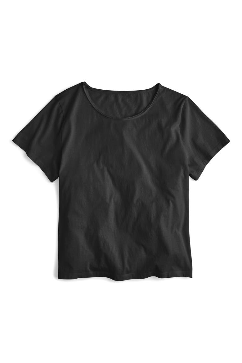 New Crewneck Tee, Main, color, BLACK