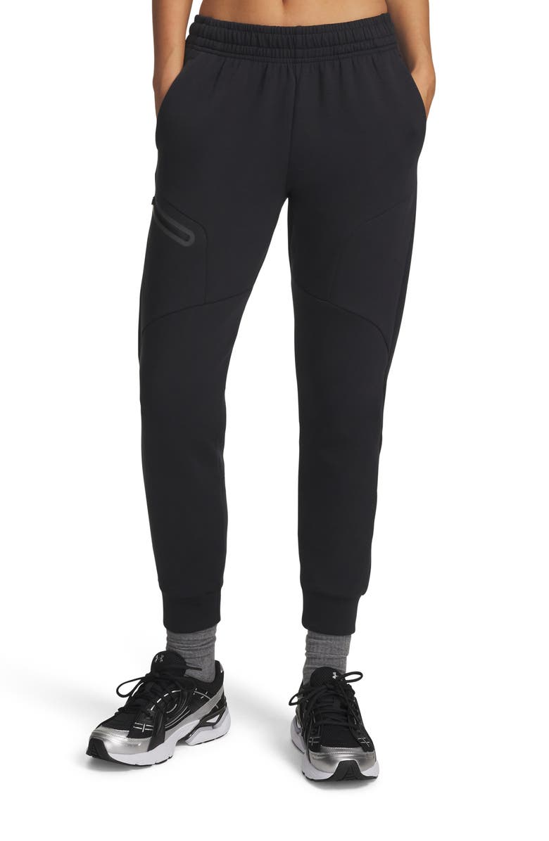 Under Armour Unstoppable Fleece Joggers, Main, color, Black / / Black