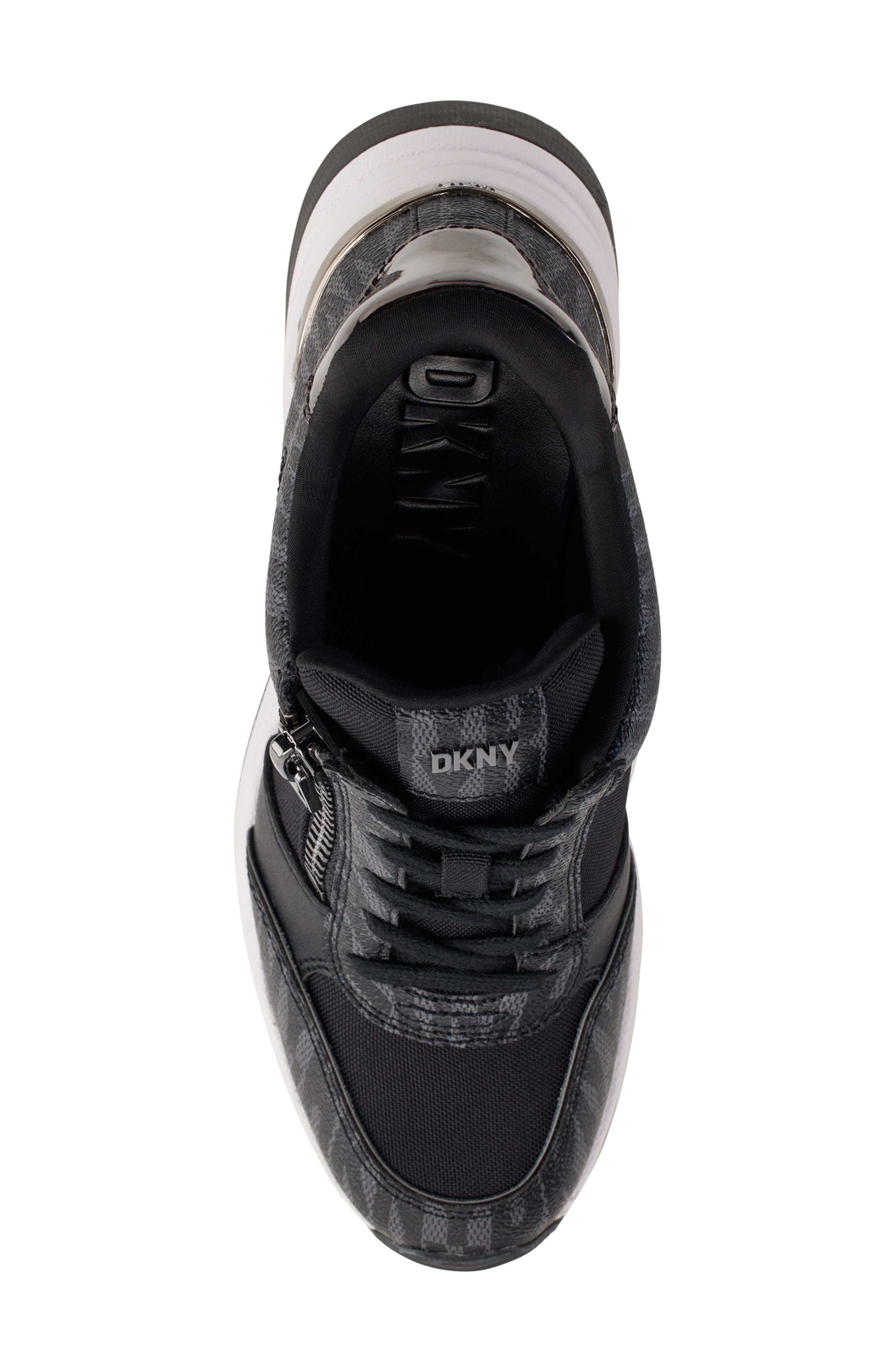 DKNY Slip-On Wedge Sneaker, Alternate, color, 