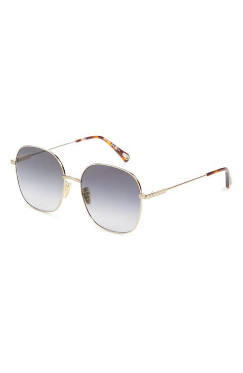 59mm Gradient Square Sunglasses