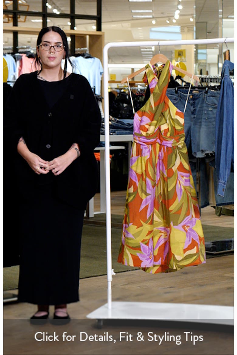 Kalia Floral Halter Neck Dress video
