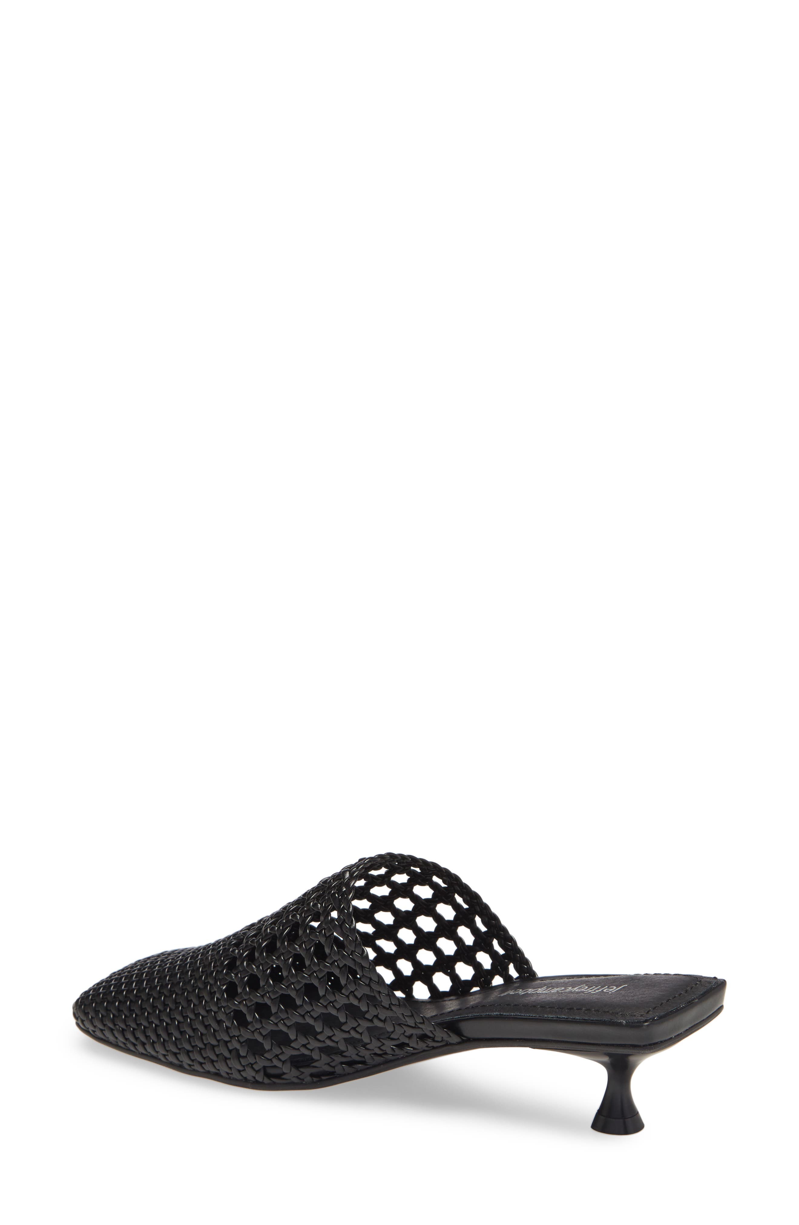 Sleek Mule, Alternate, color, BLACK WOVEN