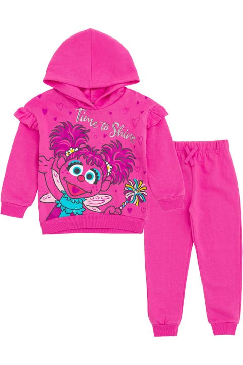 Abby Cadabby Girls' 2-Piece Fleece Hoodie and Pants Set