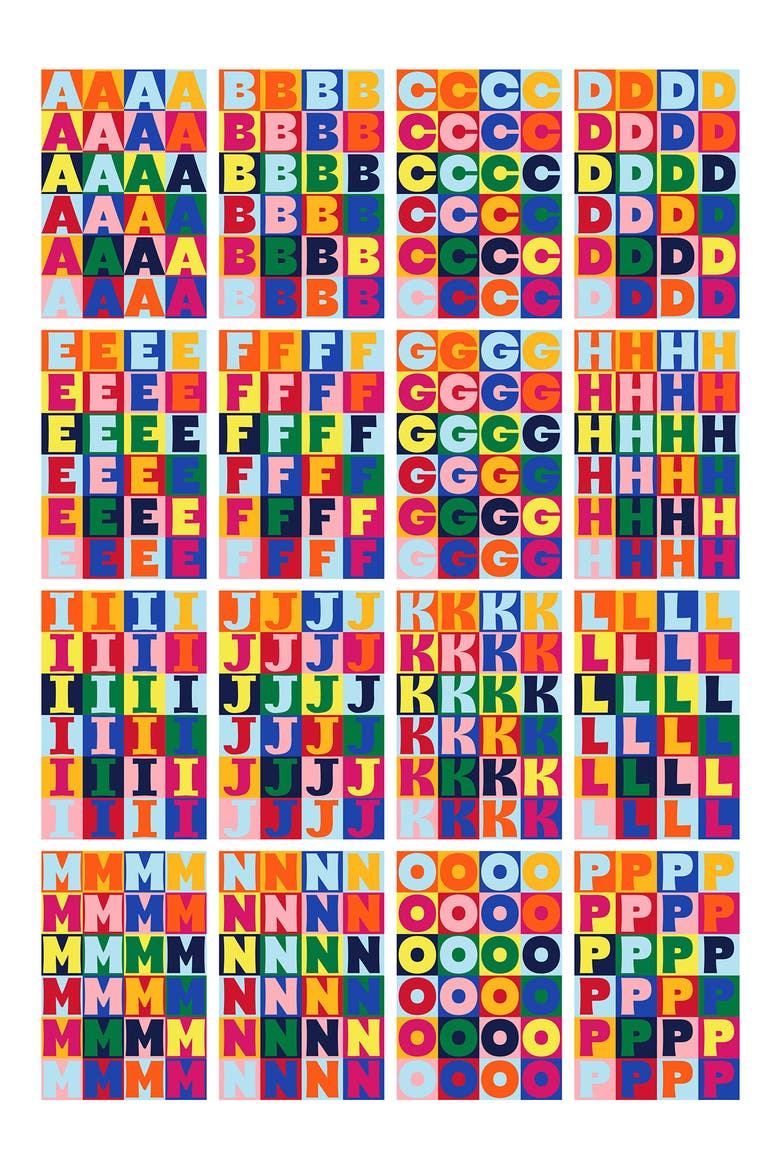 Squared Up Throw Blanket, Alternate, color, RAINBOW-I