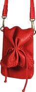 Carlos Falchi Cell Phone Butterly Lambskin Leather Bag