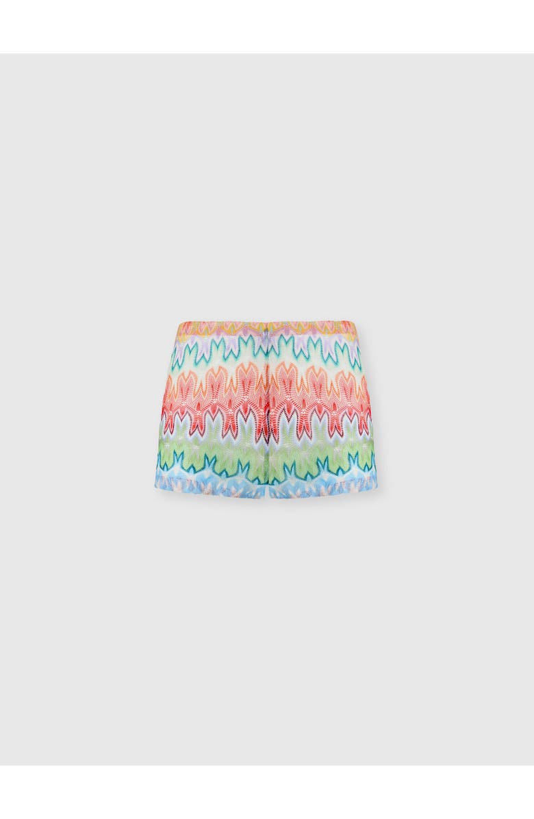 Missoni Hot Pants In Viscose With Floral Pattern, Main, color, Pink Multi