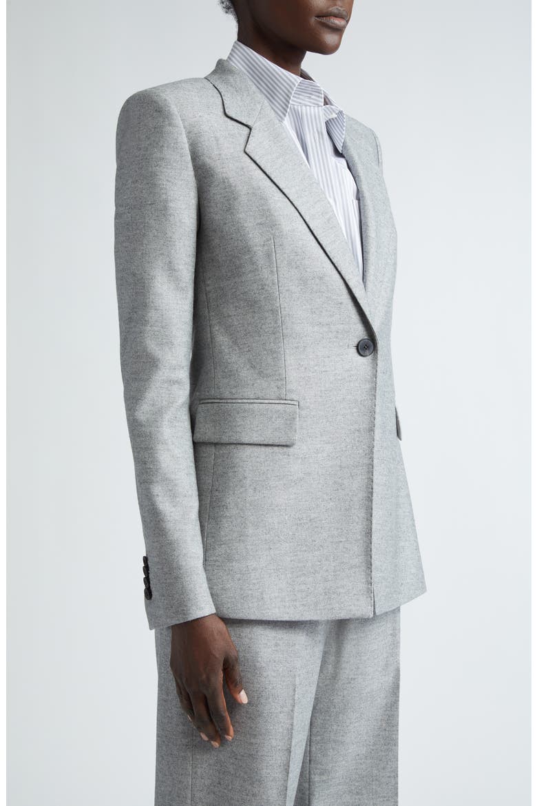 Notch Lapel Wool Blend Blazer, Alternate, color, NICKEL MULTI