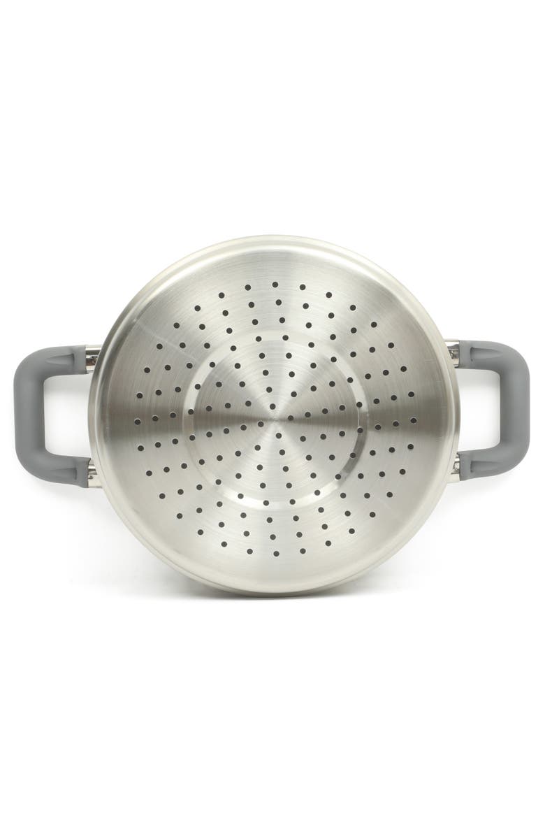 Beauford 9-Piece Stainless Steel Pots and Pans Cookware Set, Alternate, color, Silver