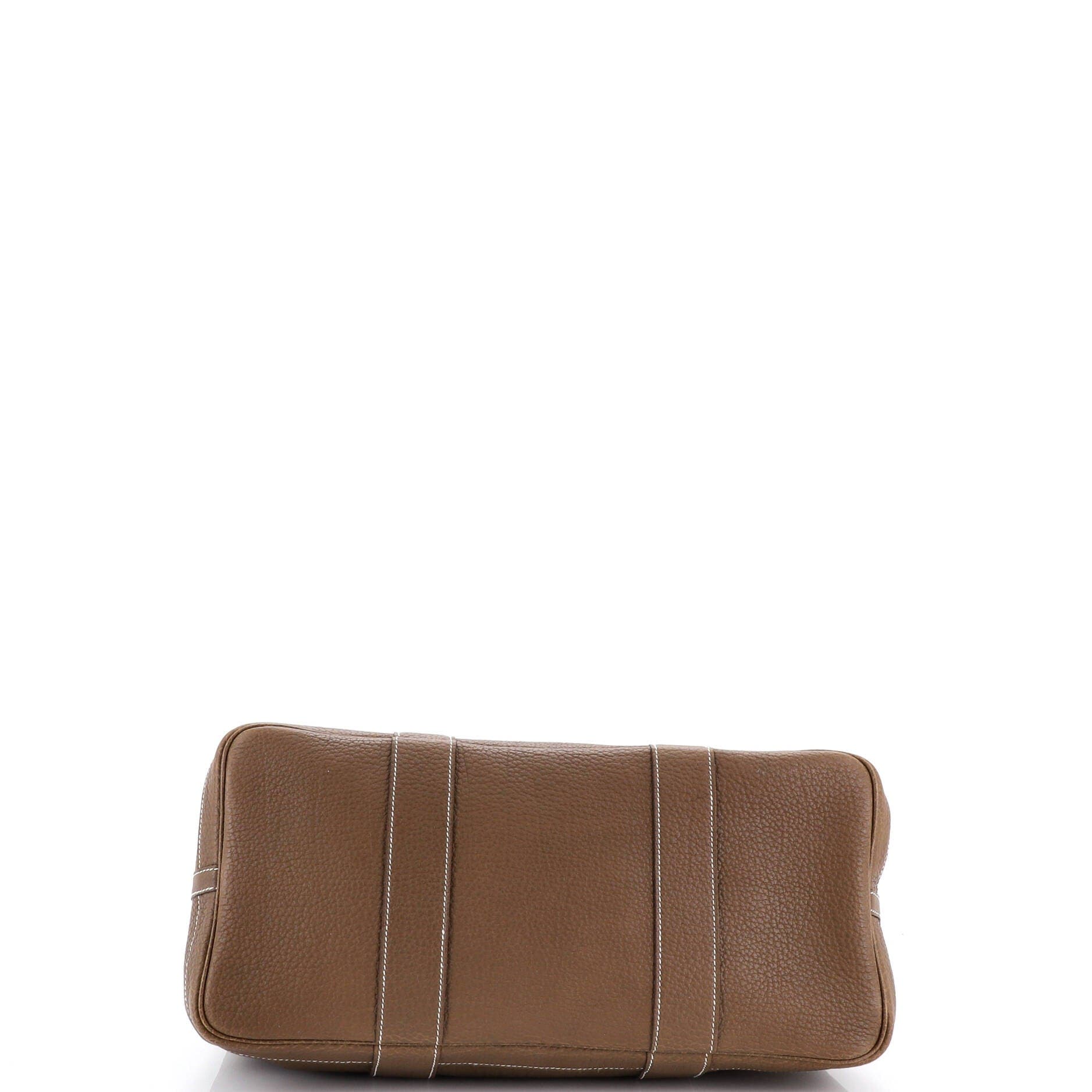 Garden Party Tote Leather 36, Alternate, color, Etoupe