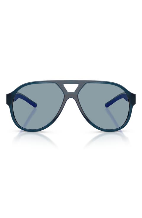 58mm Pilot Sunglasses