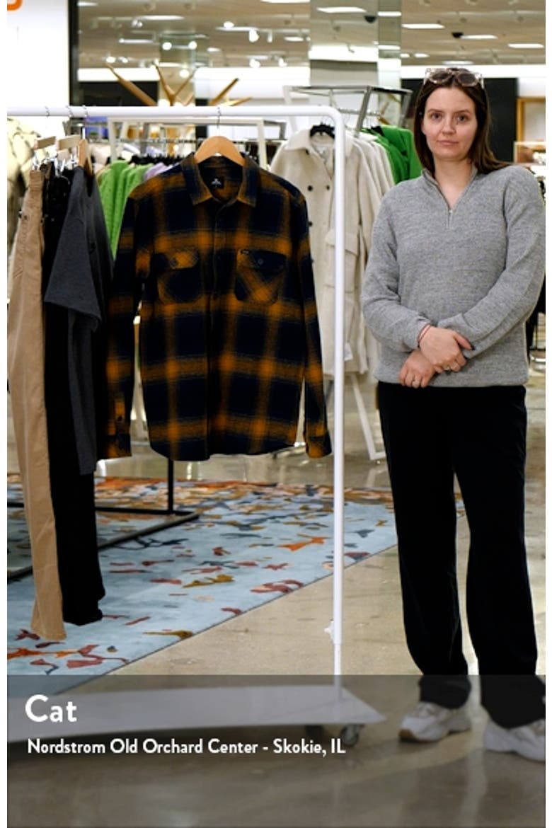 Count Plaid Cotton Flannel Button-Up Shirt video