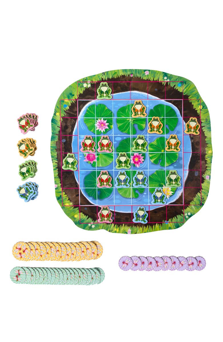 eeBoo Frog Hopkins Board Game, Alternate, color, Multi