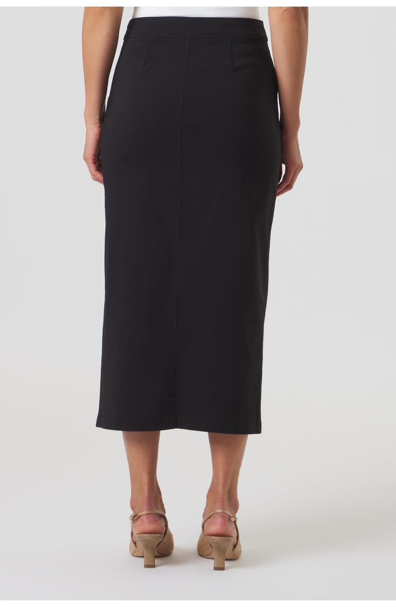 Franne Golde Avenue Pull-On Stretch Skirt, Alternate, color, Black