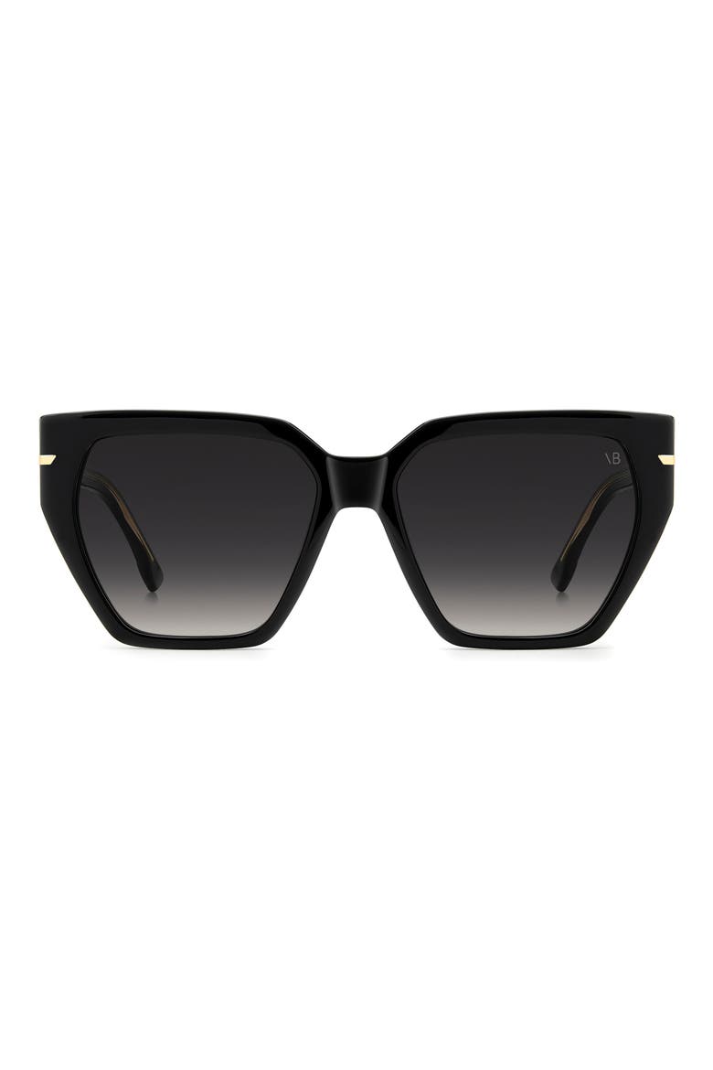 57mm Gradient Square Sunglasses, Main, color, 0807-9O