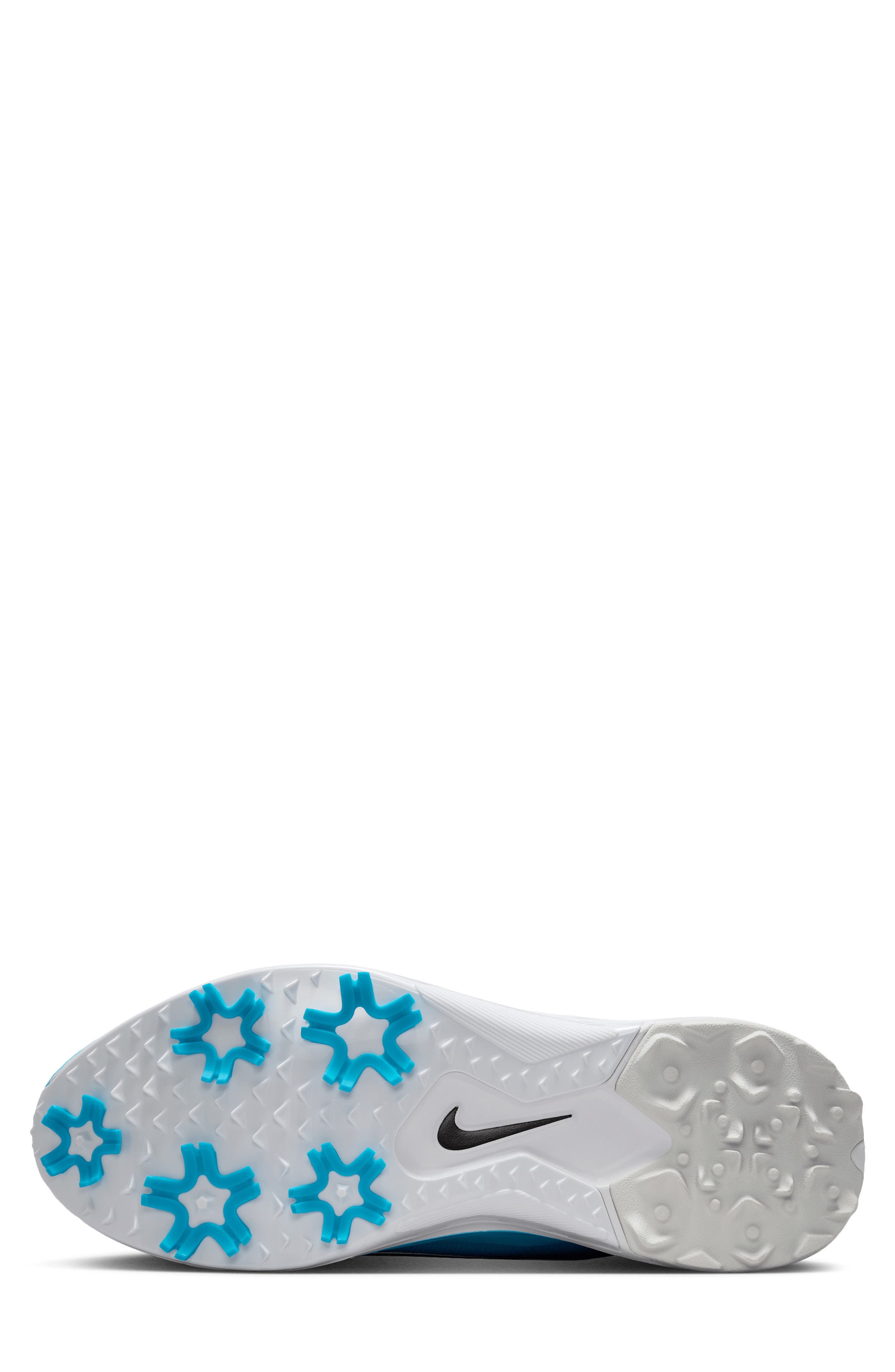 Pegasus 1 G Waterproof Golf Shoe, Alternate, color, WHITE/ LIGHT BLUE/ BLACK