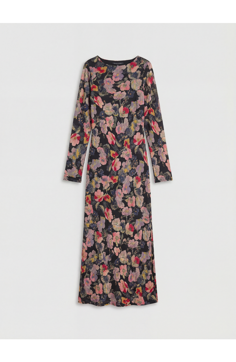 Warehouse Floral Bias Cut Scoop Back Midaxi Dress, Alternate, color, Floral