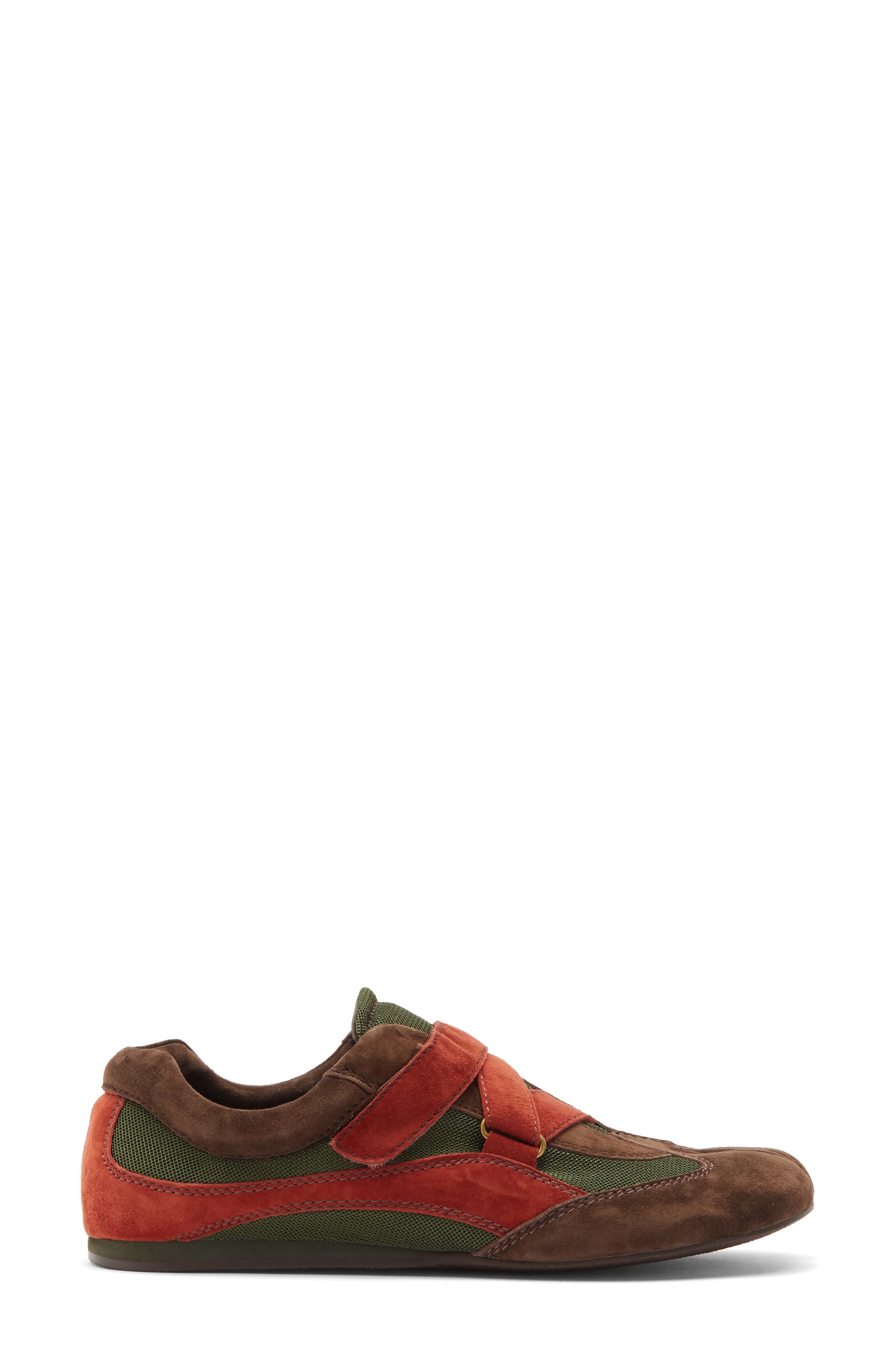 Planeta Split Toe Sneaker, Alternate, color, BROWN COMBO