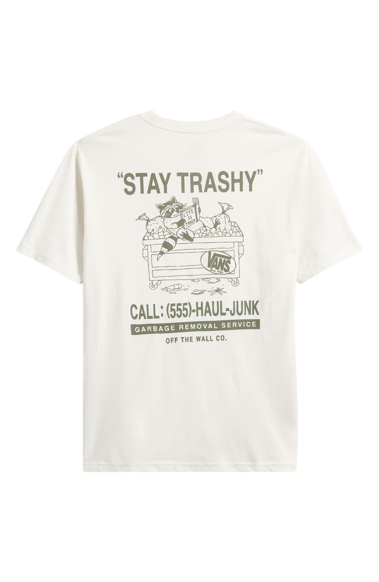 Vans Stay Trashy Cotton Graphic T-Shirt, Alternate, color, Marshmallow