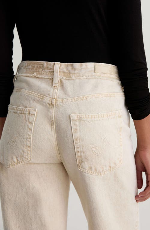 Ag Saige Ankle Wide Leg Jeans In Neutral