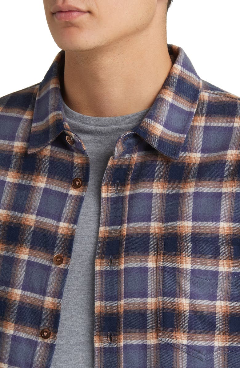 Rails Sussex Regular Fit Plaid Stretch Cotton Flannel Button-Up Shirt, Alternate, color,