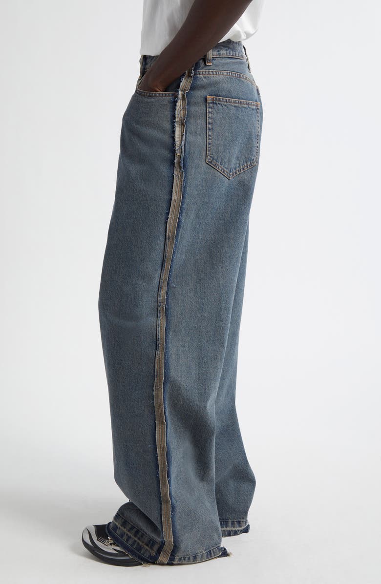 MM6 Maison Margiela Wide Leg Jeans, Alternate, color, Light Grey