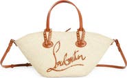 Christian Louboutin Mini Cabata Raffia Basket Tote