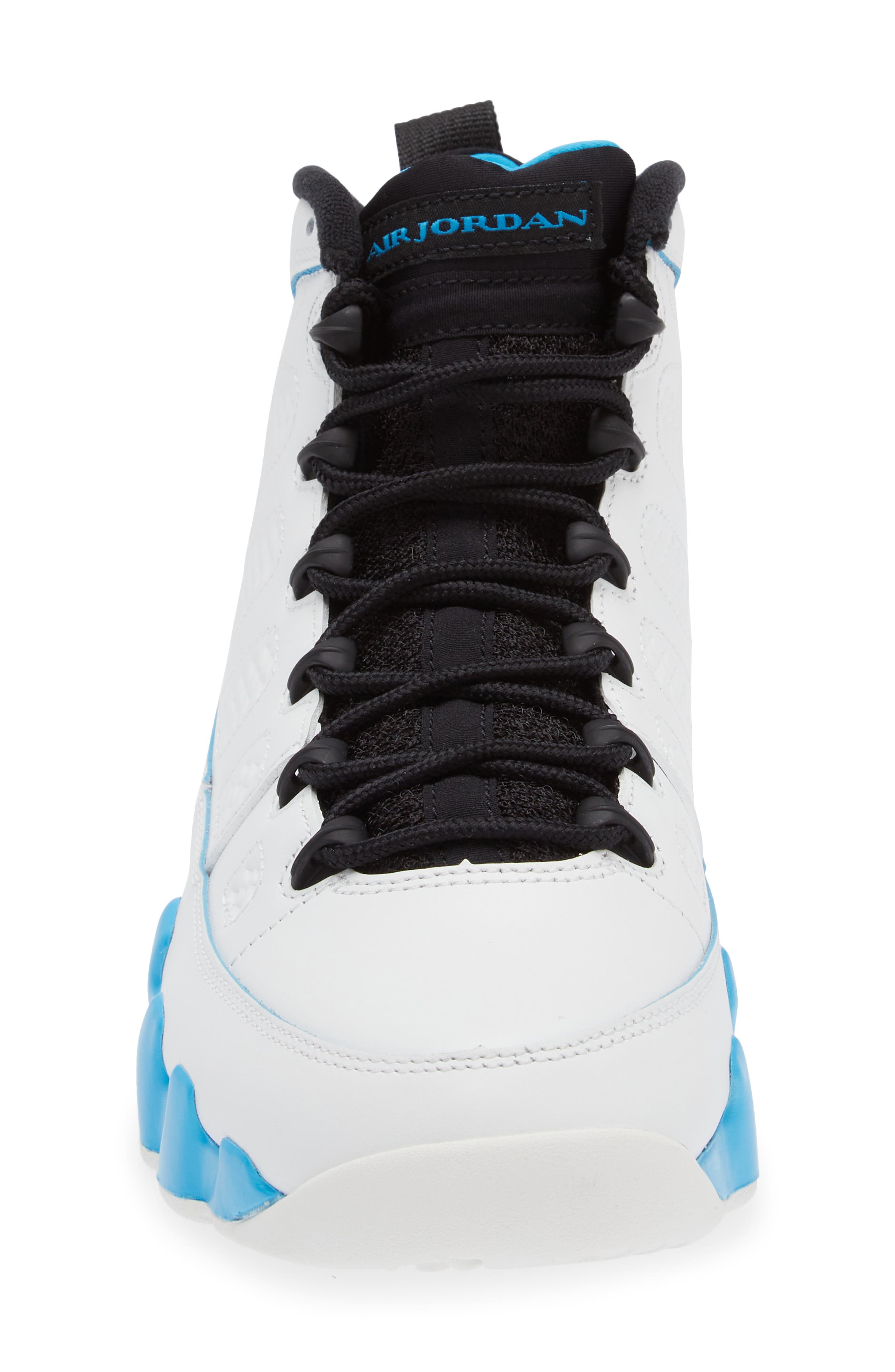Jordan Air Jordan 9 Retro 'Powder Blue' High Top Sneaker, Alternate, color, 