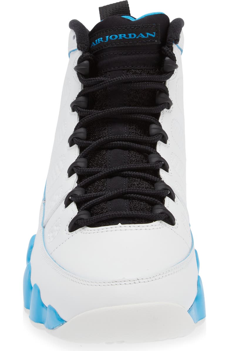 Jordan Air Jordan 9 Retro 'Powder Blue' High Top Sneaker, Alternate, color,