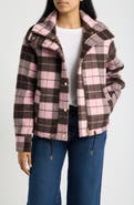 Bernardo Plaid Bomber Jacket