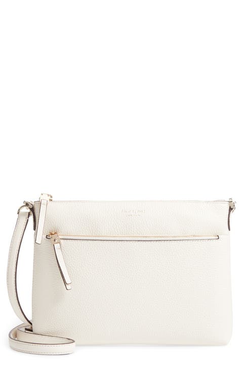medium polly leather crossbody bag