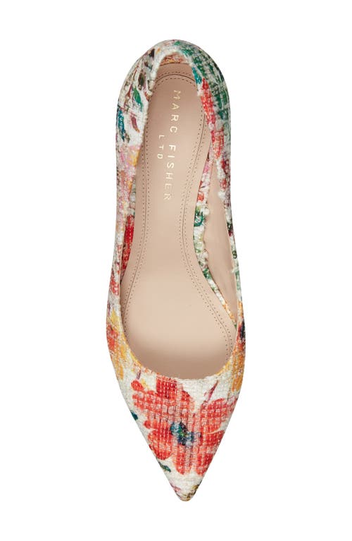 Marc Fisher Ltd Zala Block Heel Pump In Light Natural