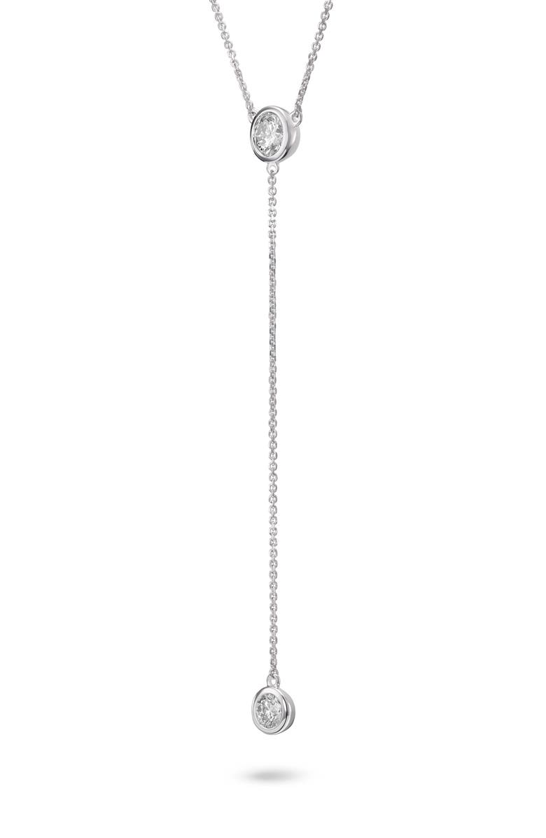 LIGHTBOX 0.75-Carat Lab Grown Diamond Station Y-Necklace, Alternate, color, 