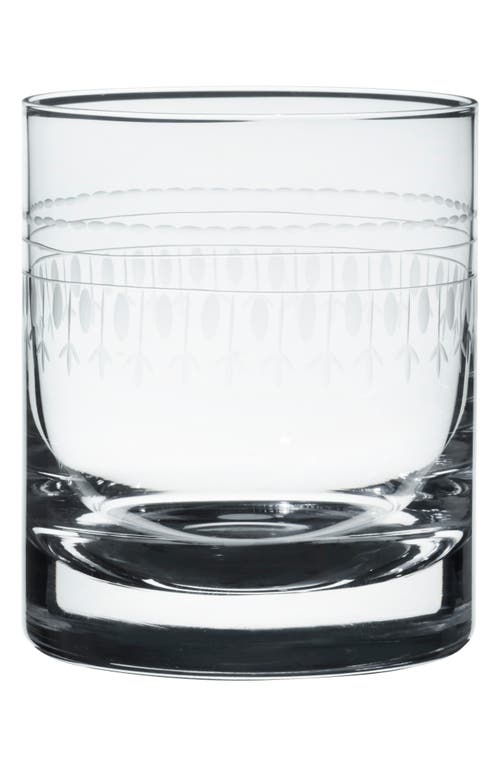 The Vintage List Set Of 2 Crystal Whiskey Glasses In Transparent