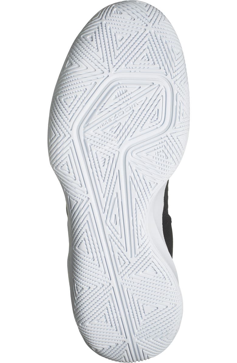 Nike Zoom Hyperspeed Court Sneaker, Alternate, color, Black/ White