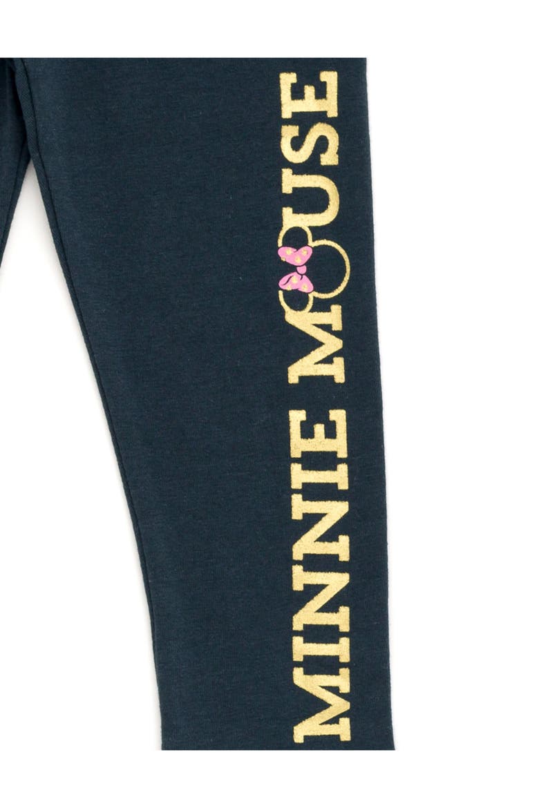 Minnie Mouse Vest Tee and Leggings Set, Alternate, color, Pink Grey Minnie