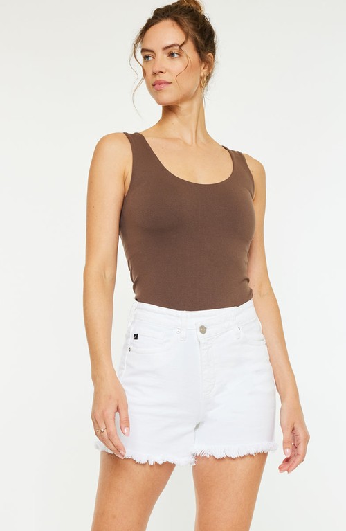 Kancan Irene 90's Crossover Shorts In White