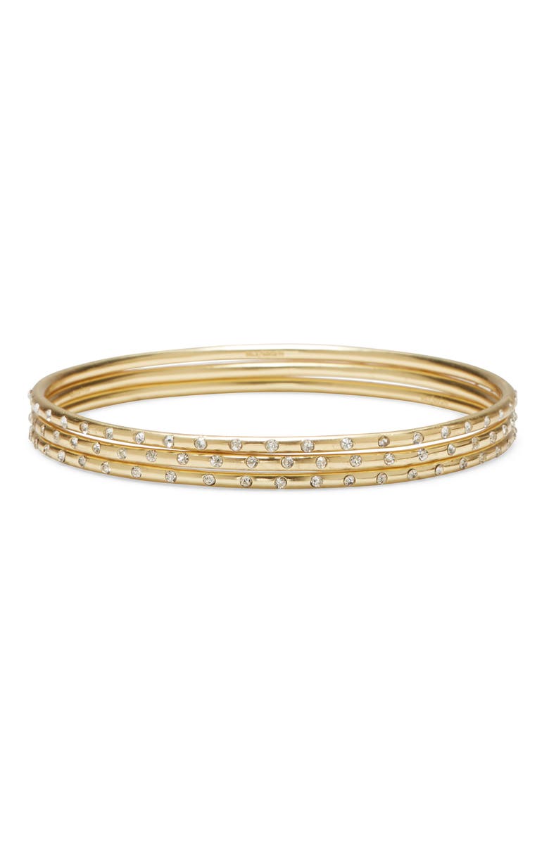 Sole Society Set of 3 Bangle Bracelets, Main, color, 