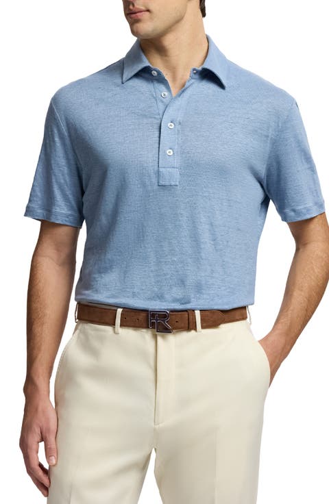 Linen Jersey Polo