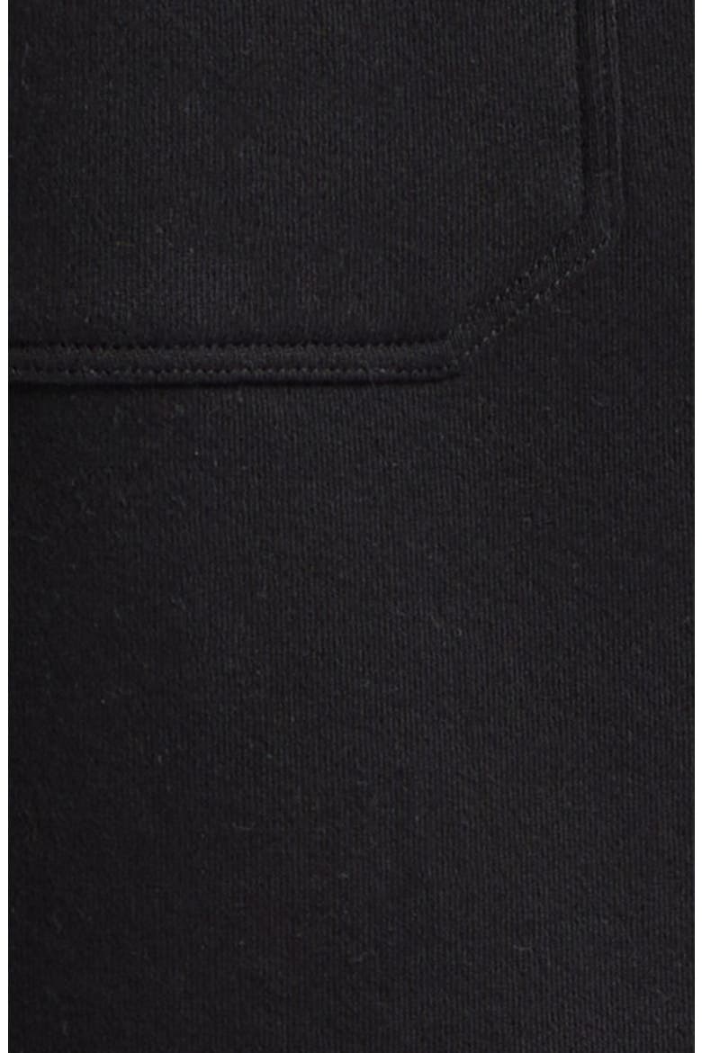 Core Logo Embroidered Sweat Shorts, Alternate, color, BLACK