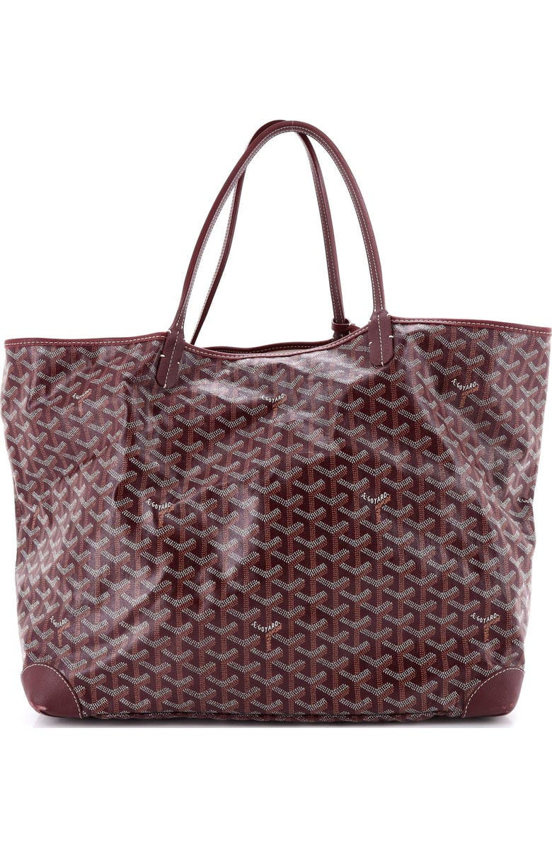 Pre-Owned Goyard Artois Tote Coated Canvas MM, Main, color, Red