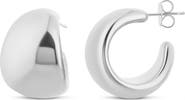 SHYMI Curved Huggie Hoop Earrings
