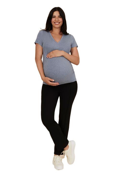 Mia Secret Fit Over the Belly Slim Straight Leg Pant