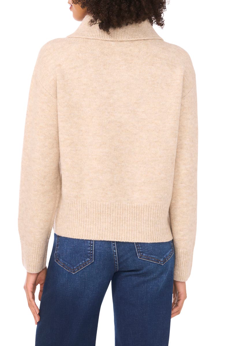 1.STATE Spread Collar Sweater, Alternate, color, Oatmeal