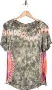 Young, Fabulous & Broke Clyde Satin Tie Dye Tee