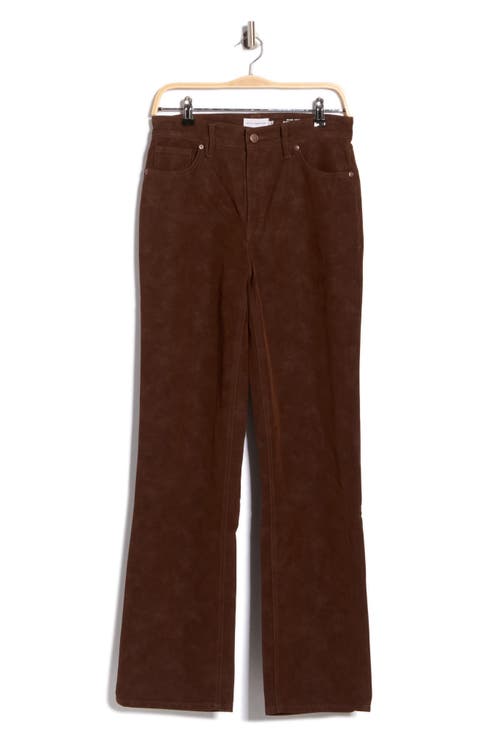 Better Than Suede Good True High Waist Straight Leg Faux Leather Pants