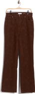 Good American Better Than Suede Good True High Waist Straight Leg Faux Leather Pants