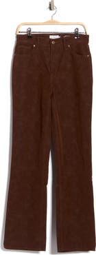 Good American Better Than Suede Good True High Waist Straight Leg Faux Leather Pants