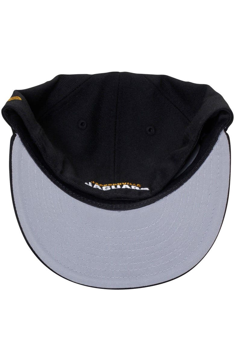 New Era Men's New Era Black Jacksonville Jaguars Head Logo Omaha 59FIFTY Fitted Hat, Alternate, color, 