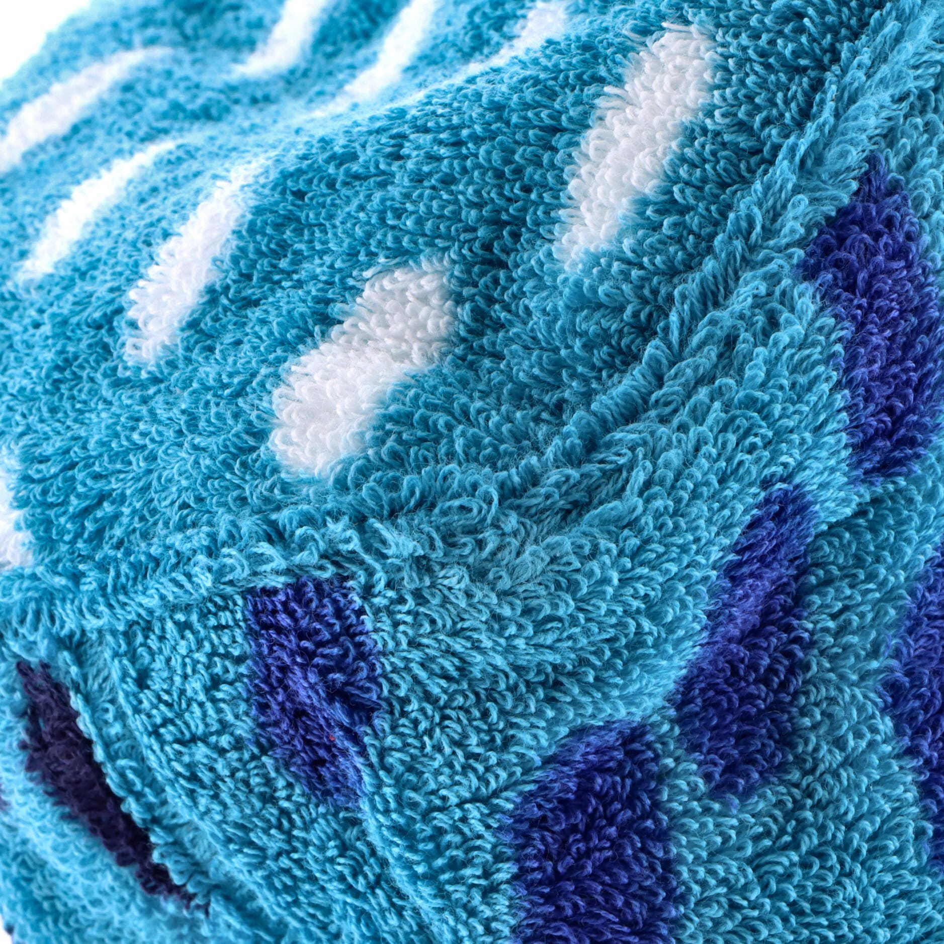 Pre-Owned Goyard Eponge Bag Printed Terry Cloth PM, Alternate, color, Blue