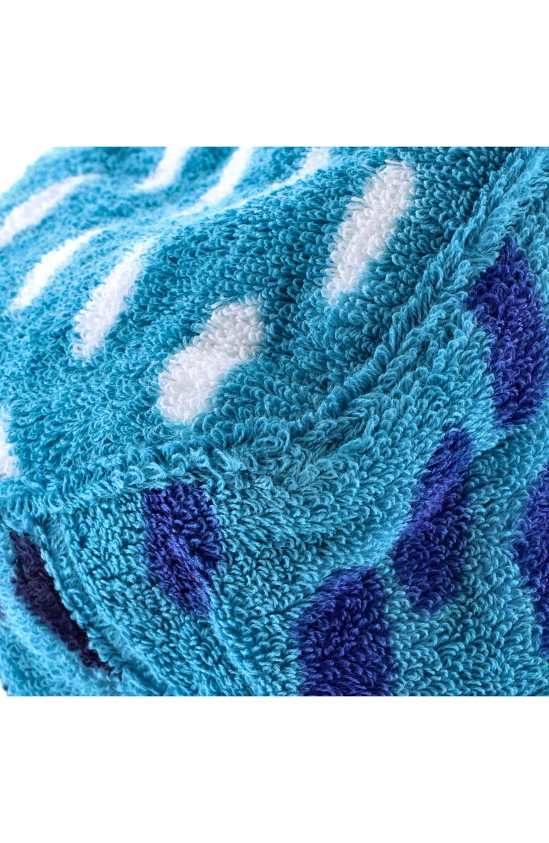 Pre-Owned Goyard Eponge Bag Printed Terry Cloth PM, Alternate, color, Blue